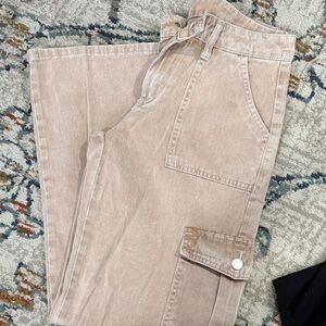 SHEIN Women's Tan Cargo Trousers